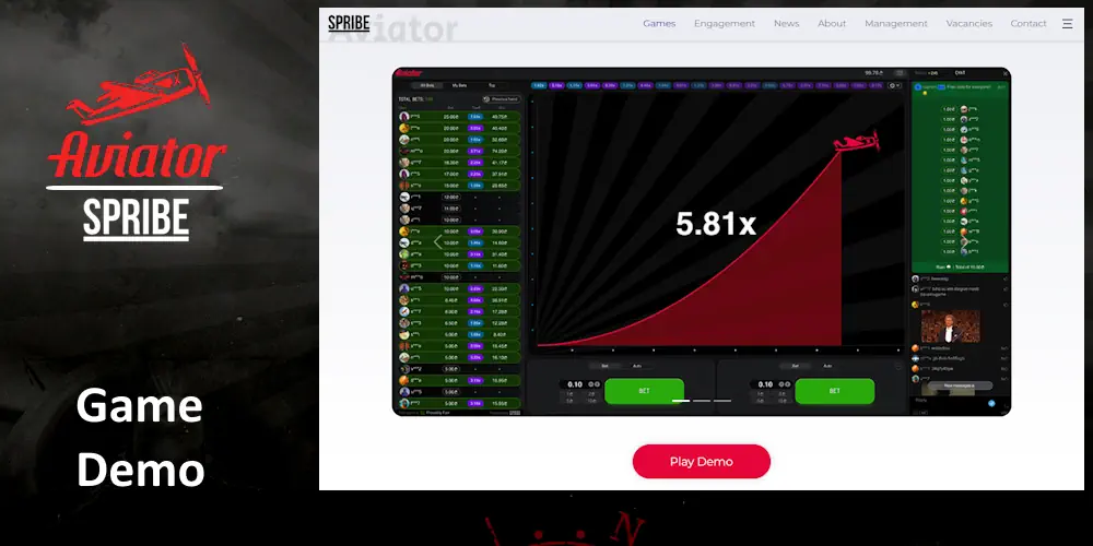 Aviator Demo Mode