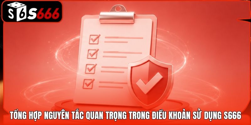 Tổng hợp nguyên tắc quan trọng trong điều khoản sử dụng S666